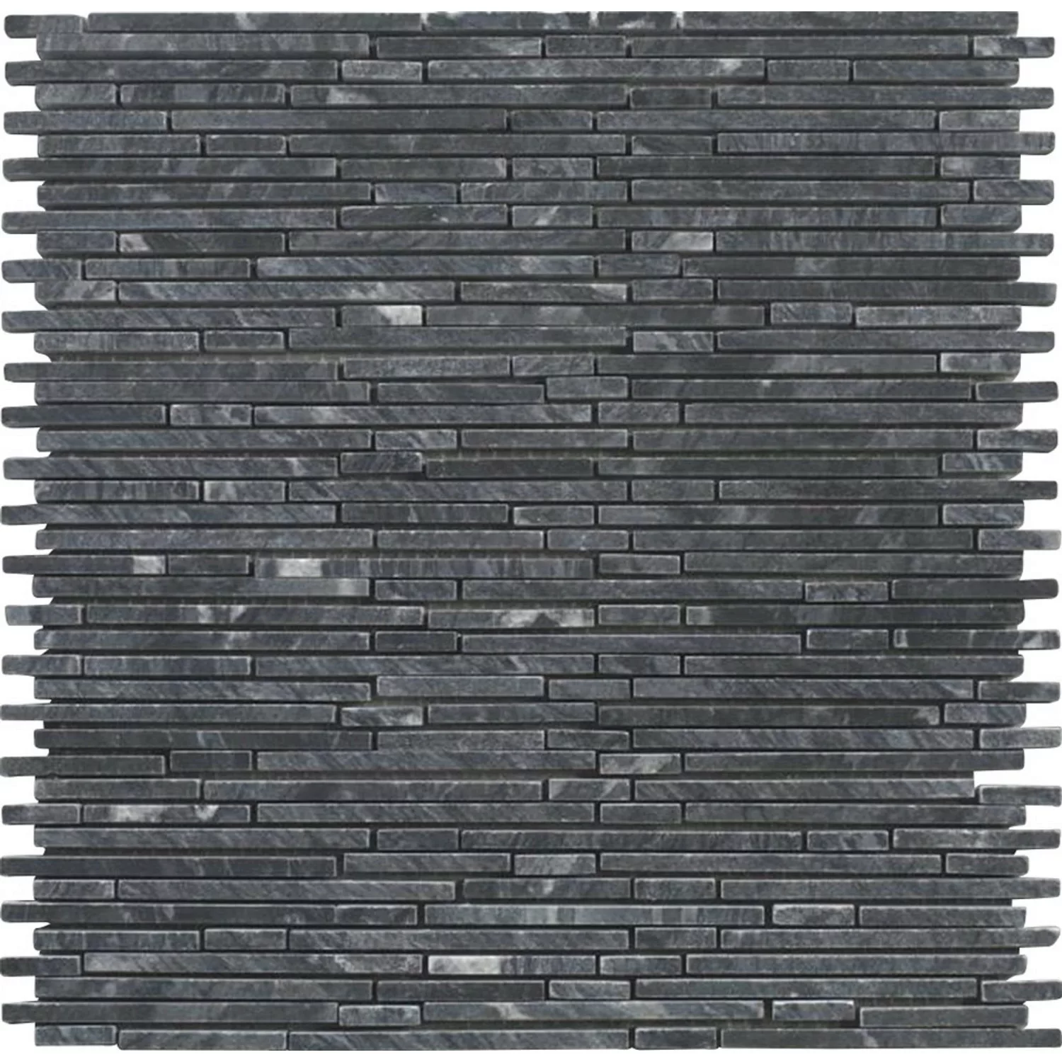 Mosaikmatte Superslim Negro Glacia 30,5 cm x 30,5 cm günstig online kaufen