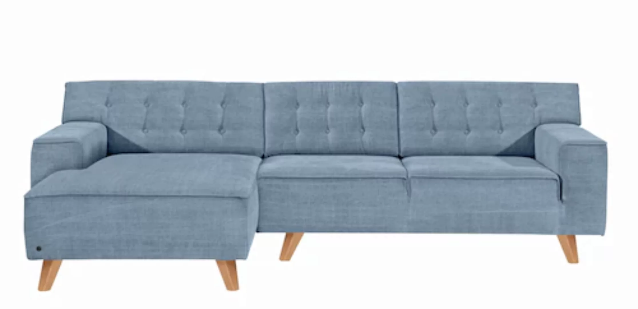 TOM TAILOR HOME Ecksofa "NORDIC CHIC", mit Recamiere, im Retrolook, Füße Bu günstig online kaufen