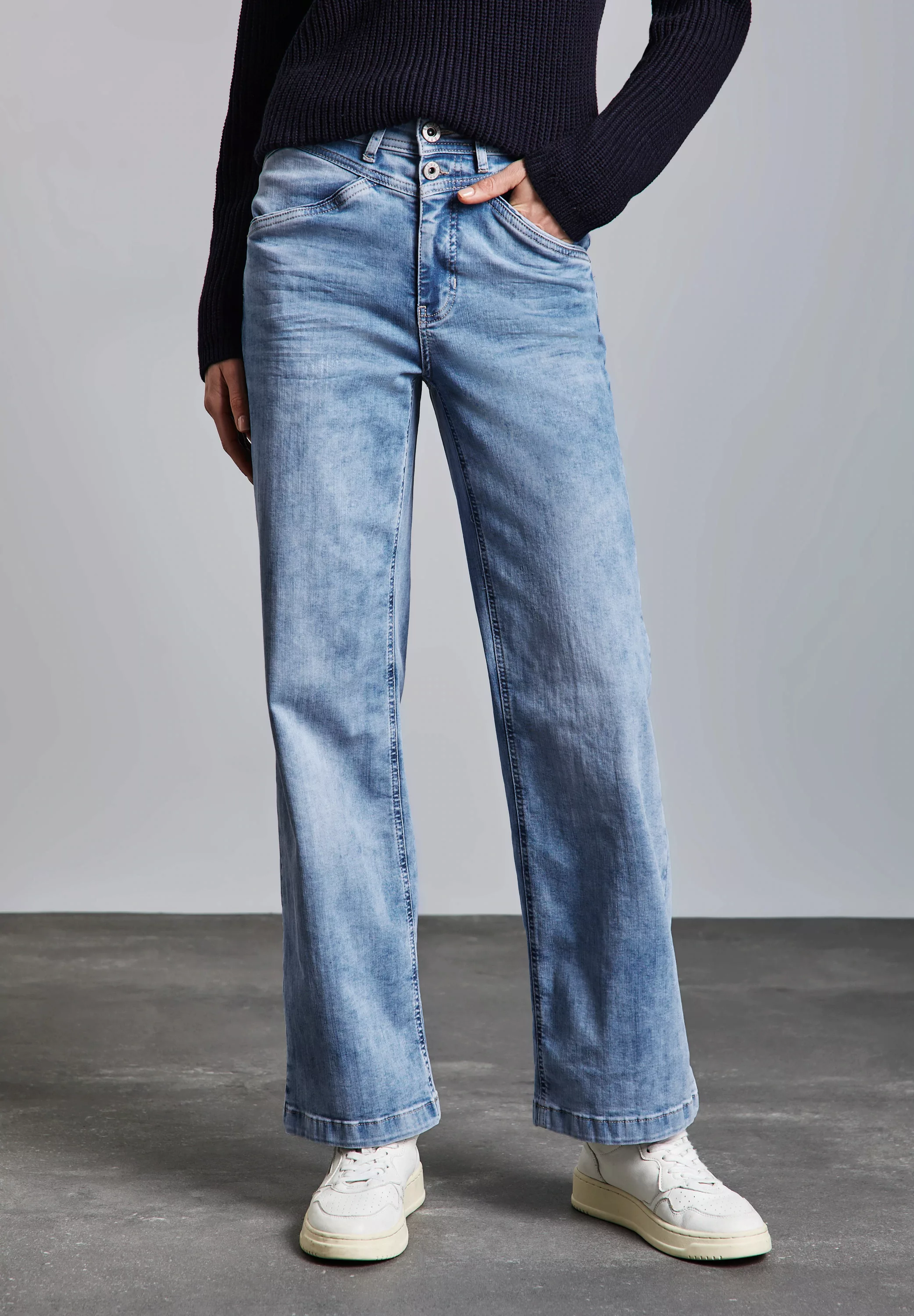 STREET ONE Gerade Jeans, High Waist günstig online kaufen