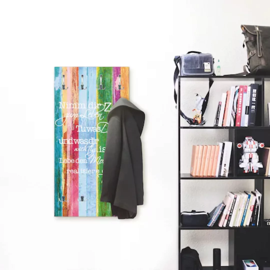 Artland Garderobenleiste "Nimm dir Zeit", teilmontiert günstig online kaufen
