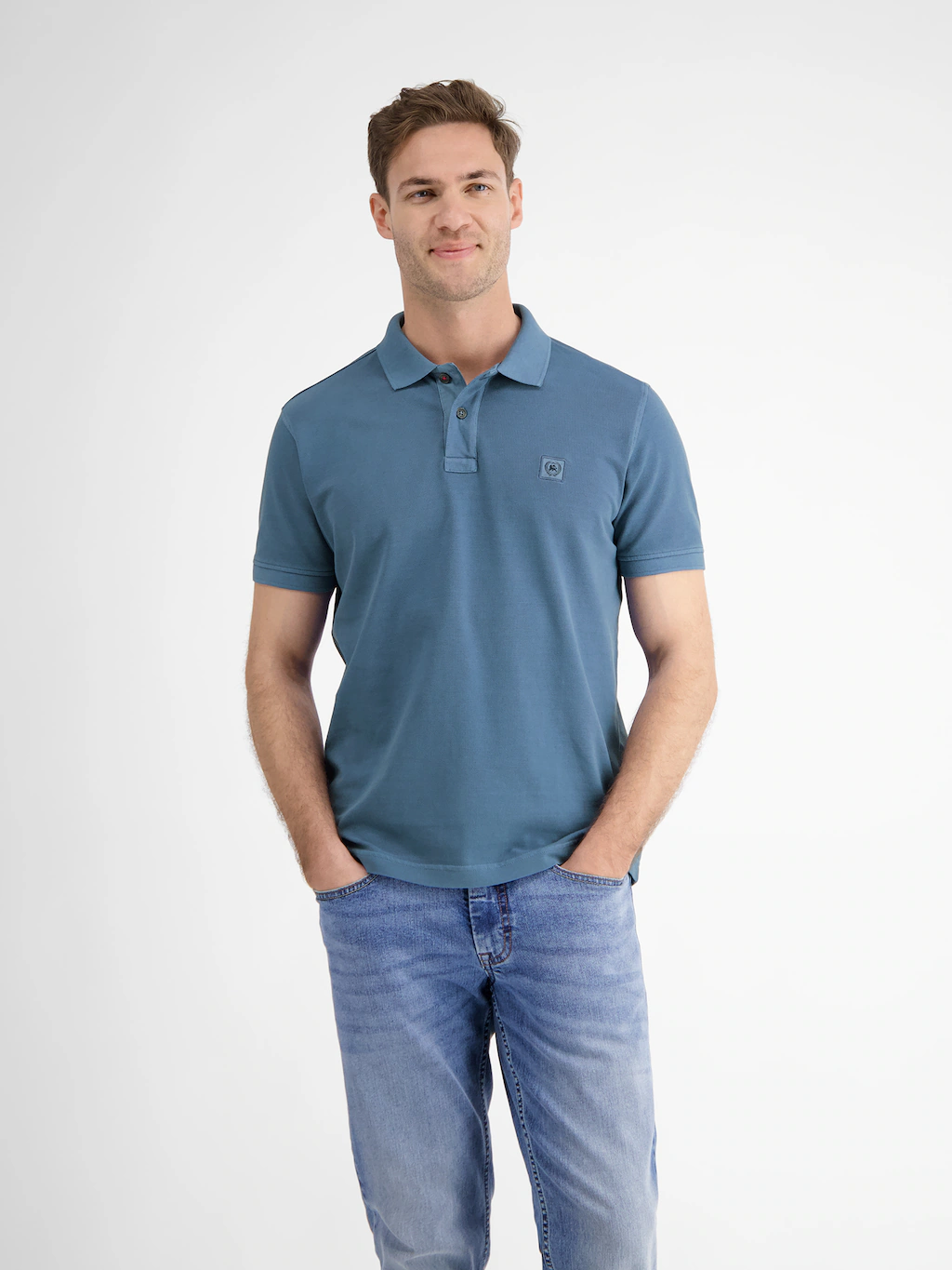LERROS Poloshirt, mit Logo Stickerei günstig online kaufen
