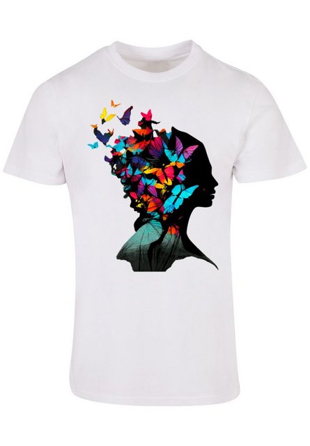 F4NT4STIC T-Shirt "Schmetterling Silhouette TEE UNISEX", Print günstig online kaufen