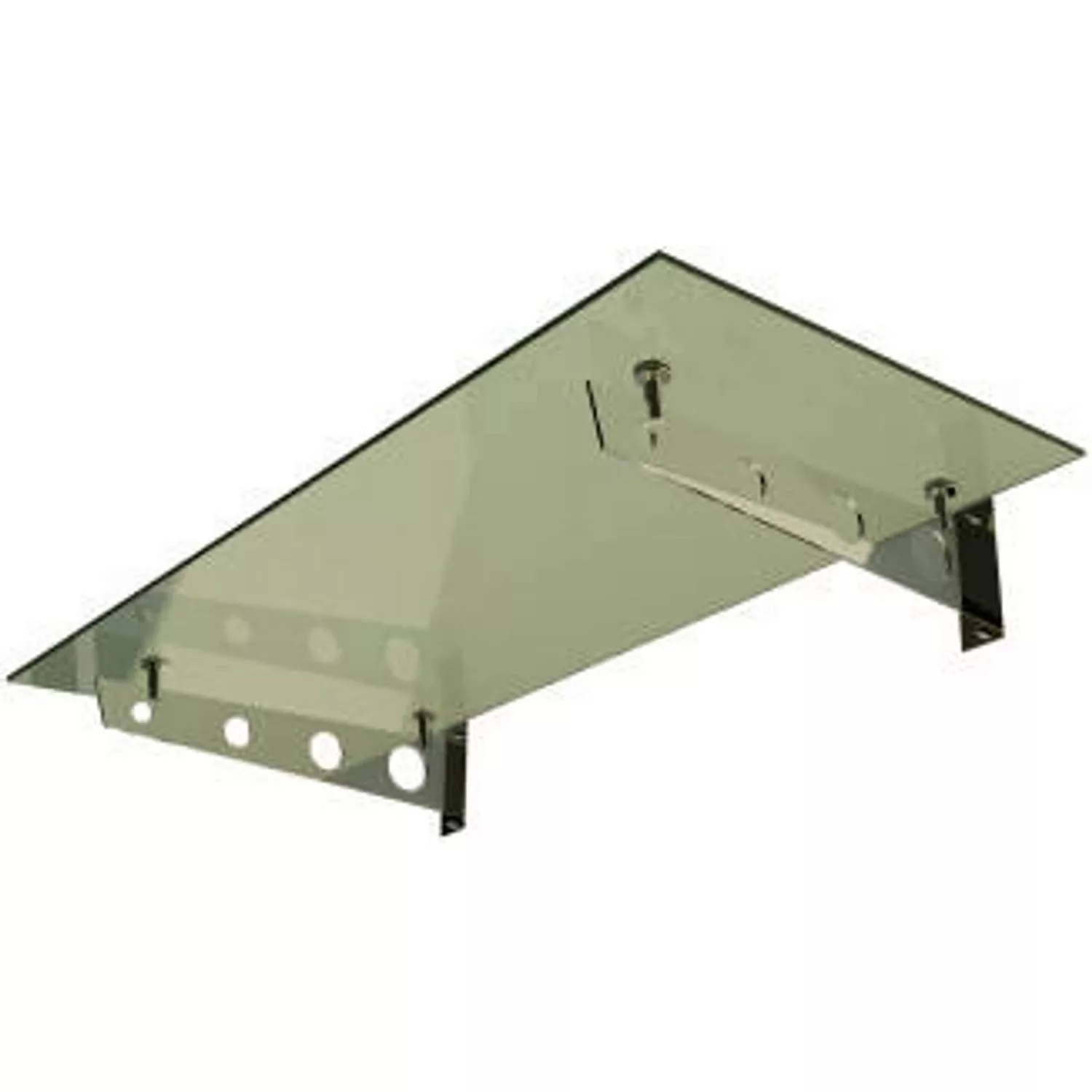 Dein Bau Projekt Glasvordach Model Schwert Klarglas VS-Glas 300 x 90 cm günstig online kaufen