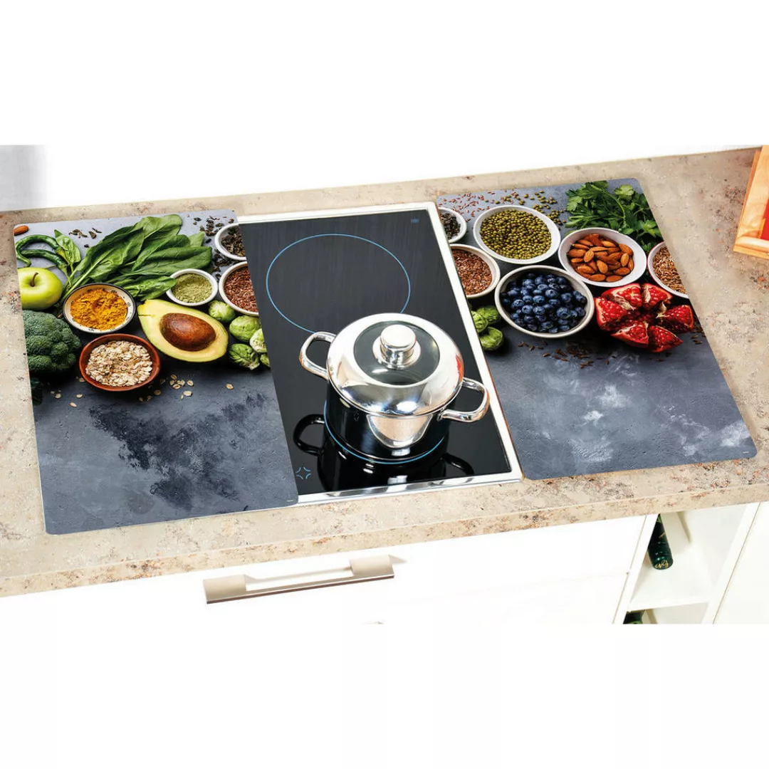 KESPER Schneide- und Abdeckplatte "Healthy Kitchen", (Set, 2 tlg.) günstig online kaufen