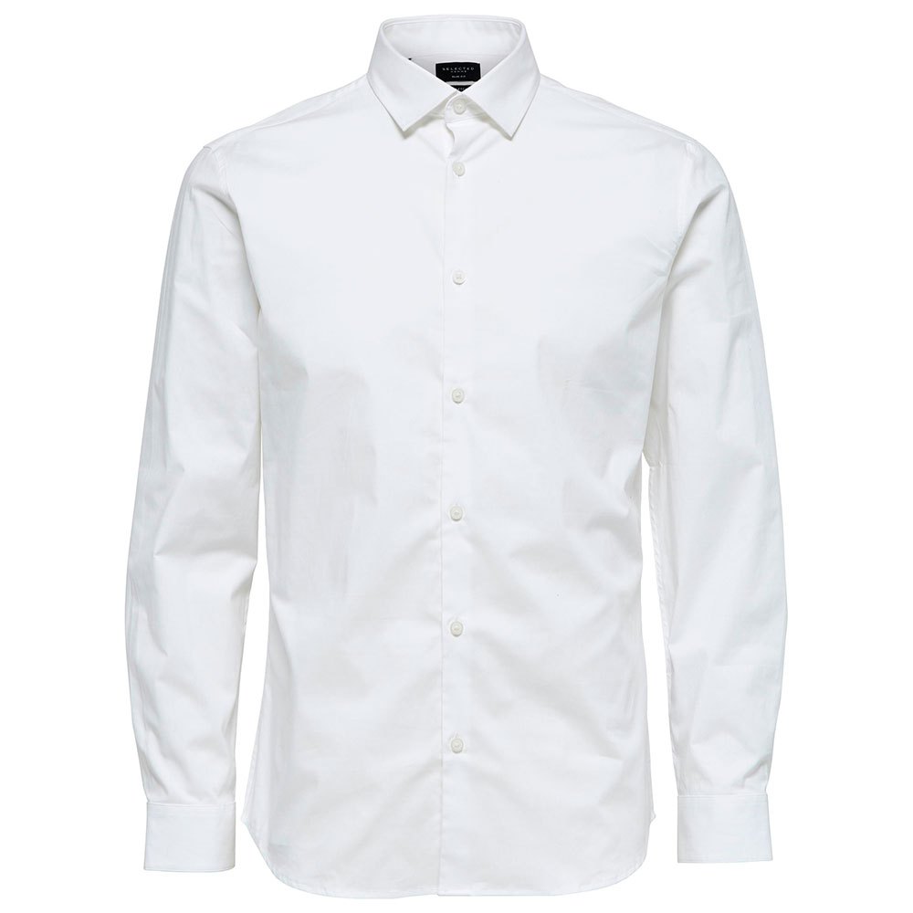 Selected Brooklyn Slim Langarm Hemd L Bright White günstig online kaufen