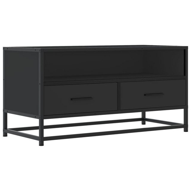 vidaXL TV-Schrank TV-Schrank Schwarz 80x34,5x40 cm Holzwerkstoff und Metall günstig online kaufen