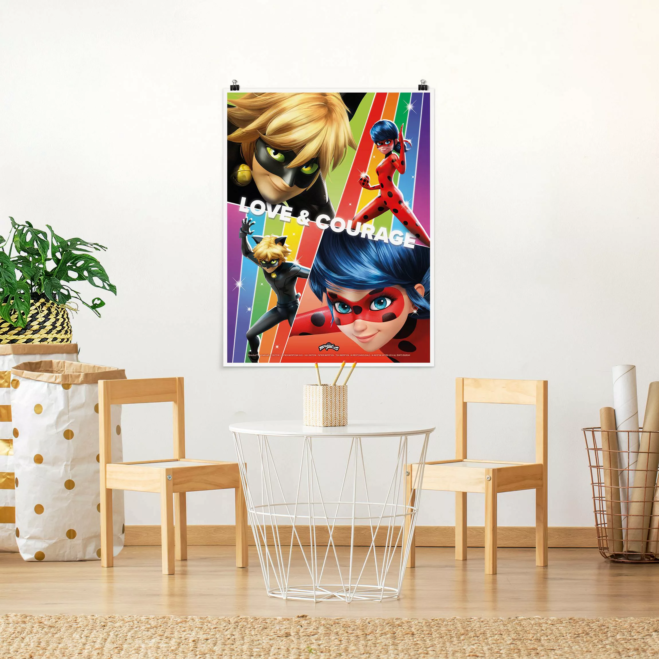 Poster Miraculous Love & Courage günstig online kaufen