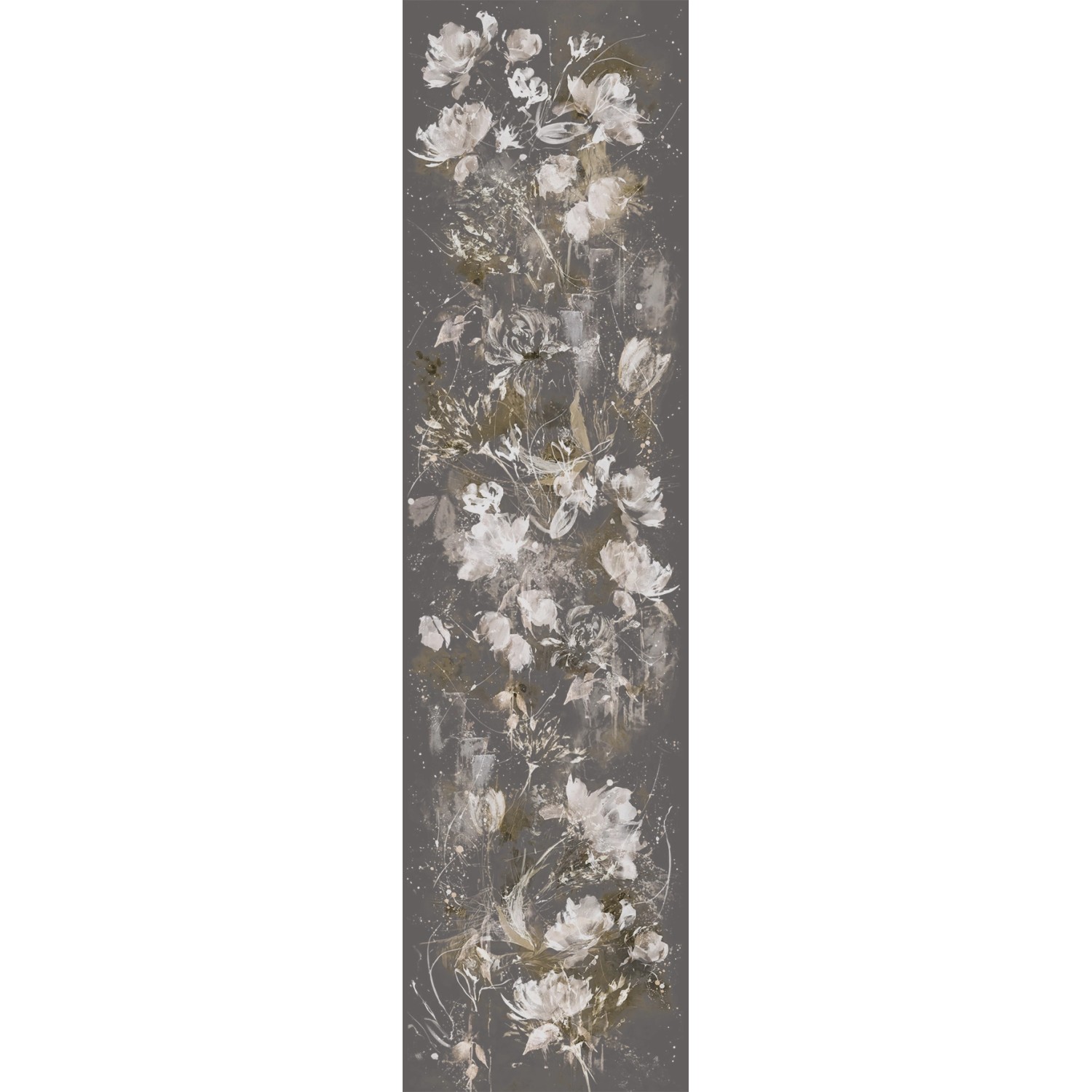 Marburg Vliestapete Blumenmotiv Crushed Modern 270 cm x 70 cm Braun günstig online kaufen