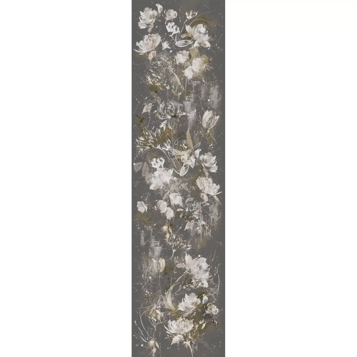 Marburg Vliestapete Blumenmotiv Crushed Modern 270 cm x 70 cm Braun günstig online kaufen