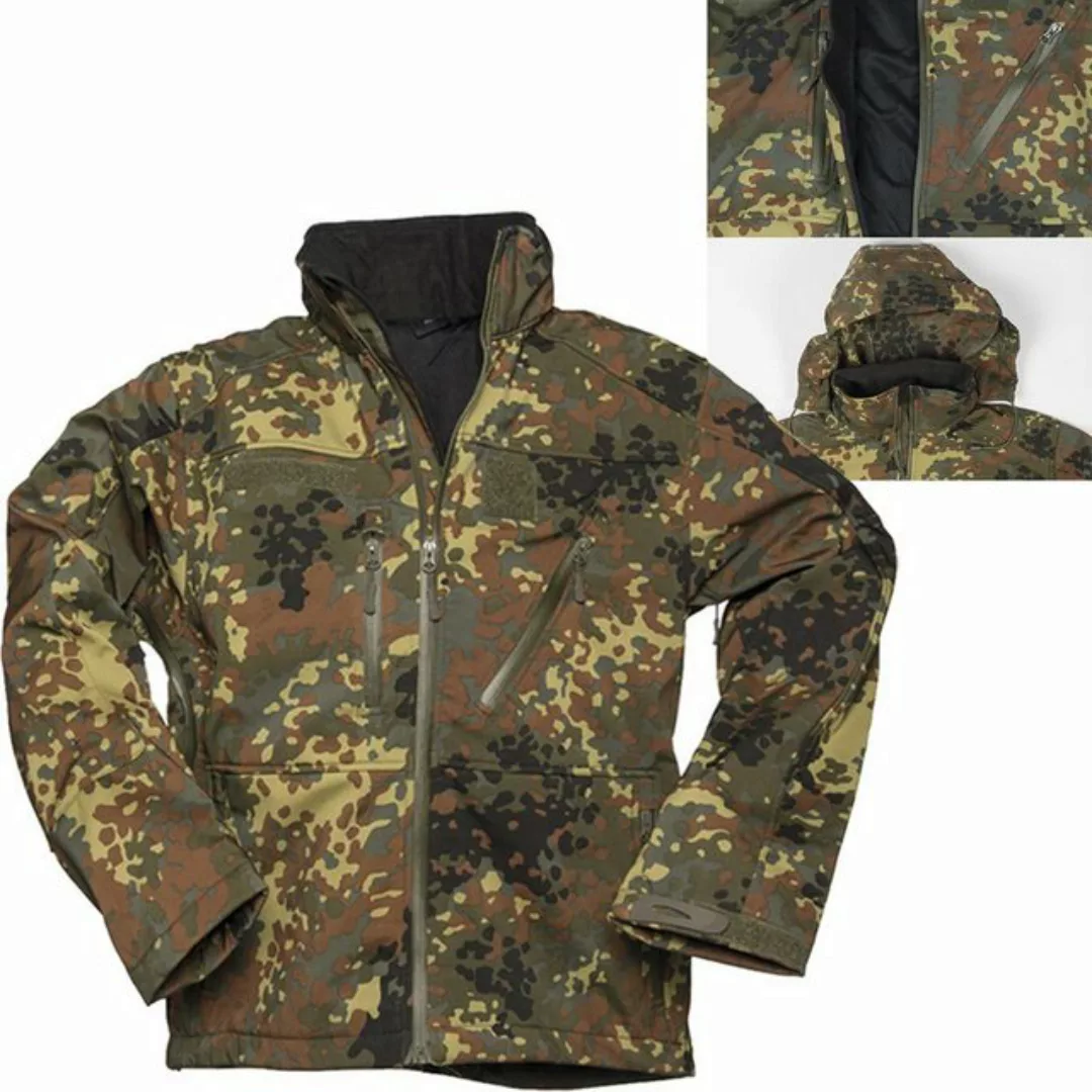 Mil-Tec Outdoorjacke Militär Softshell Jacke SCU 14 Wasserabweisend günstig online kaufen