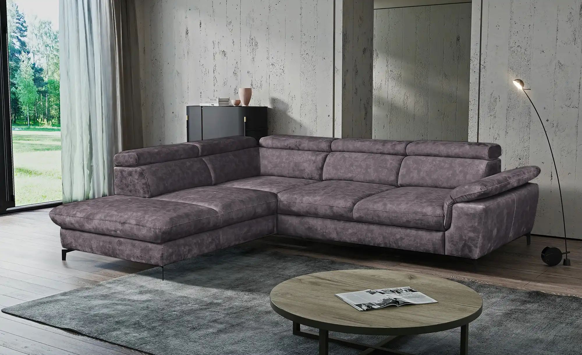 switch Ecksofa  Alegra ¦ braun ¦ Maße (cm): B: 277 H: 93 T: 237 Polstermöbe günstig online kaufen