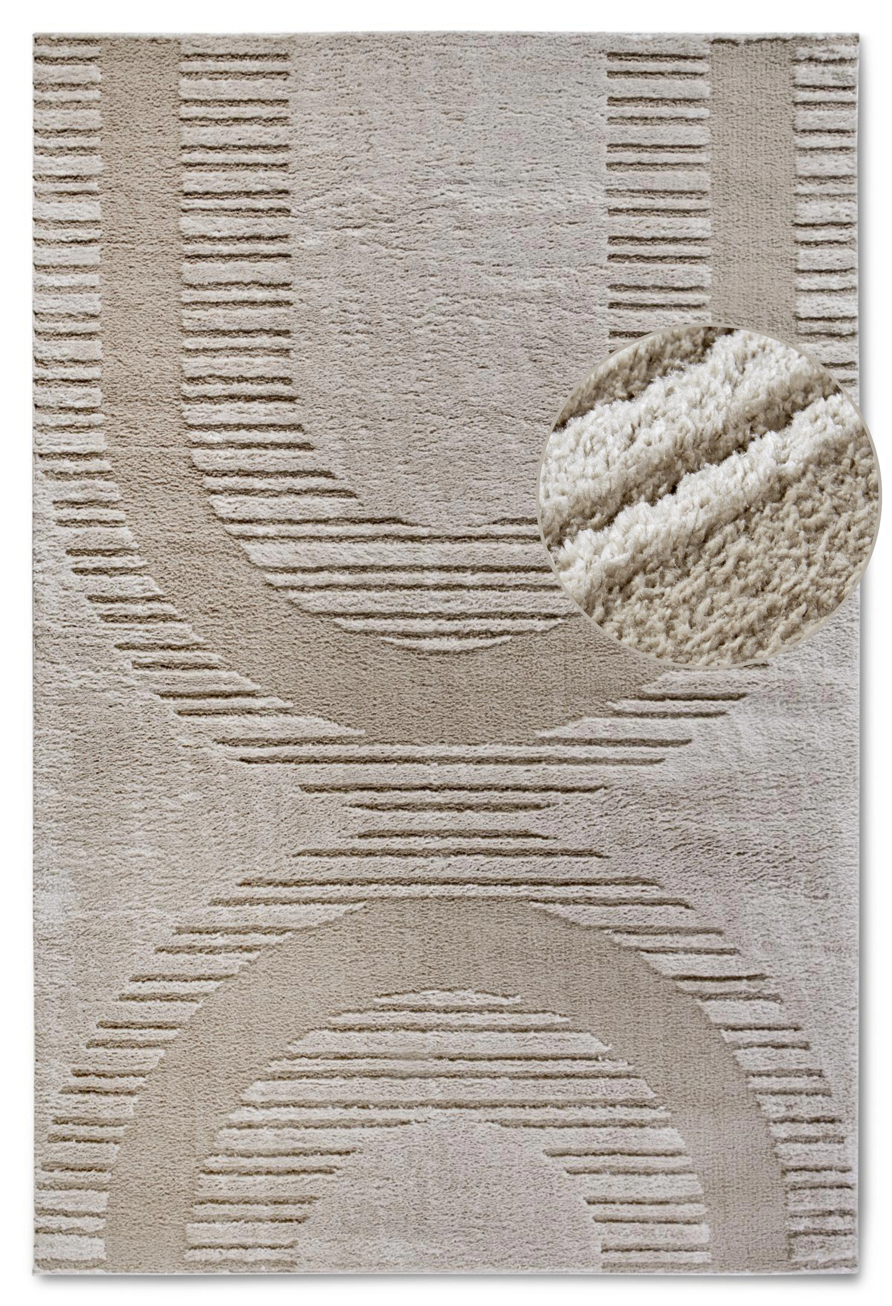 ELLE DECORATION Designteppich »Bartoux«, rechteckig, 18 mm Höhe, Hochflor, günstig online kaufen