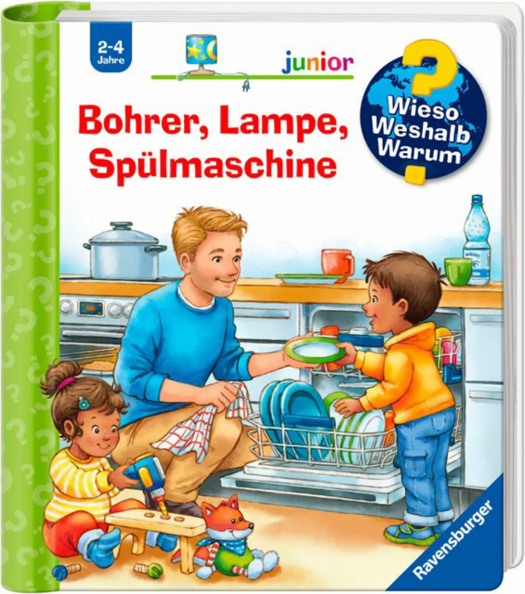 Ravensburger Buch Wieso? Weshalb? Warum? junior, Band 76: Bohrer, Lampe, Sp günstig online kaufen