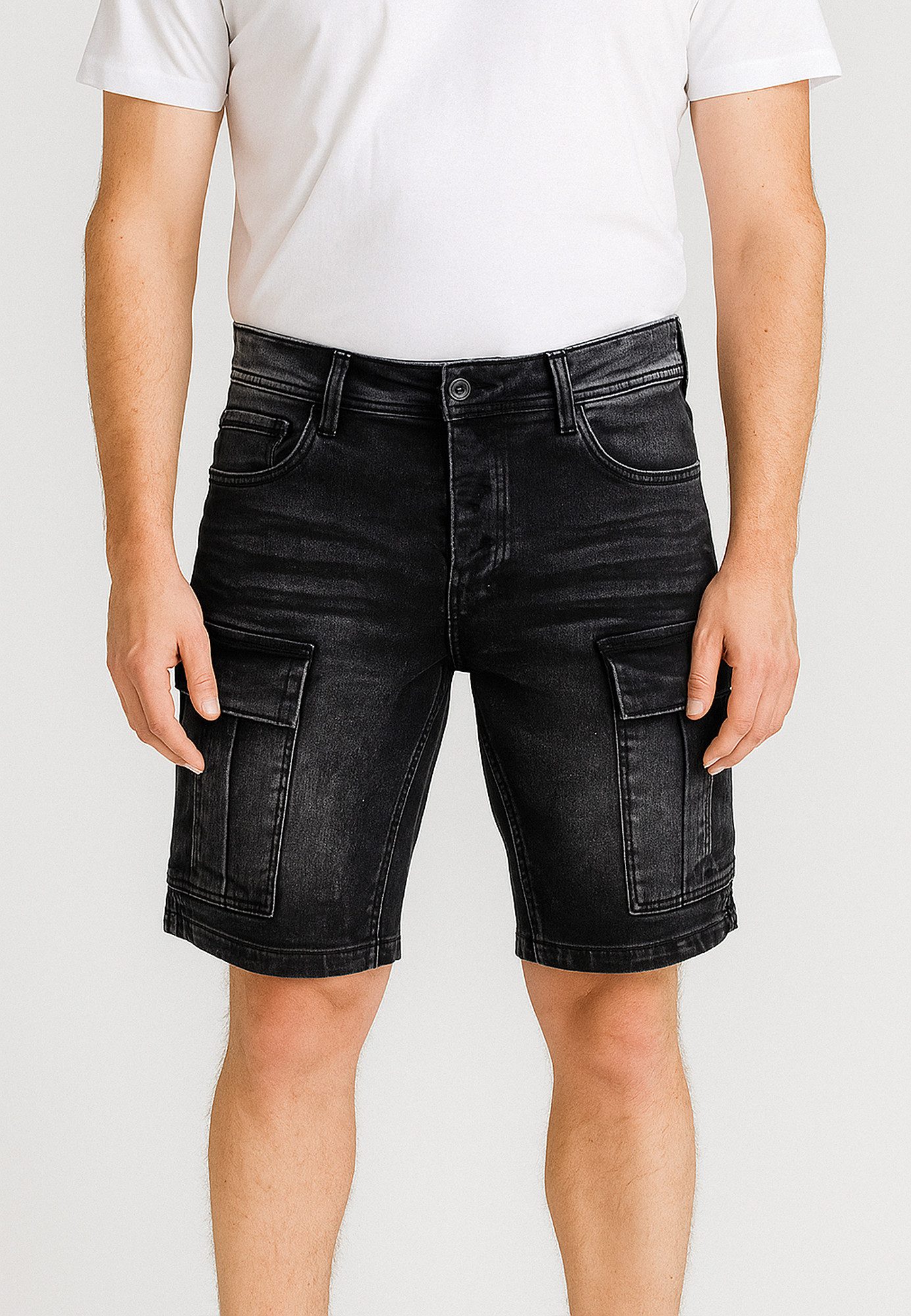 Egomaxx Jeansshorts Bequeme Cargo Bermuda mit günstig online kaufen
