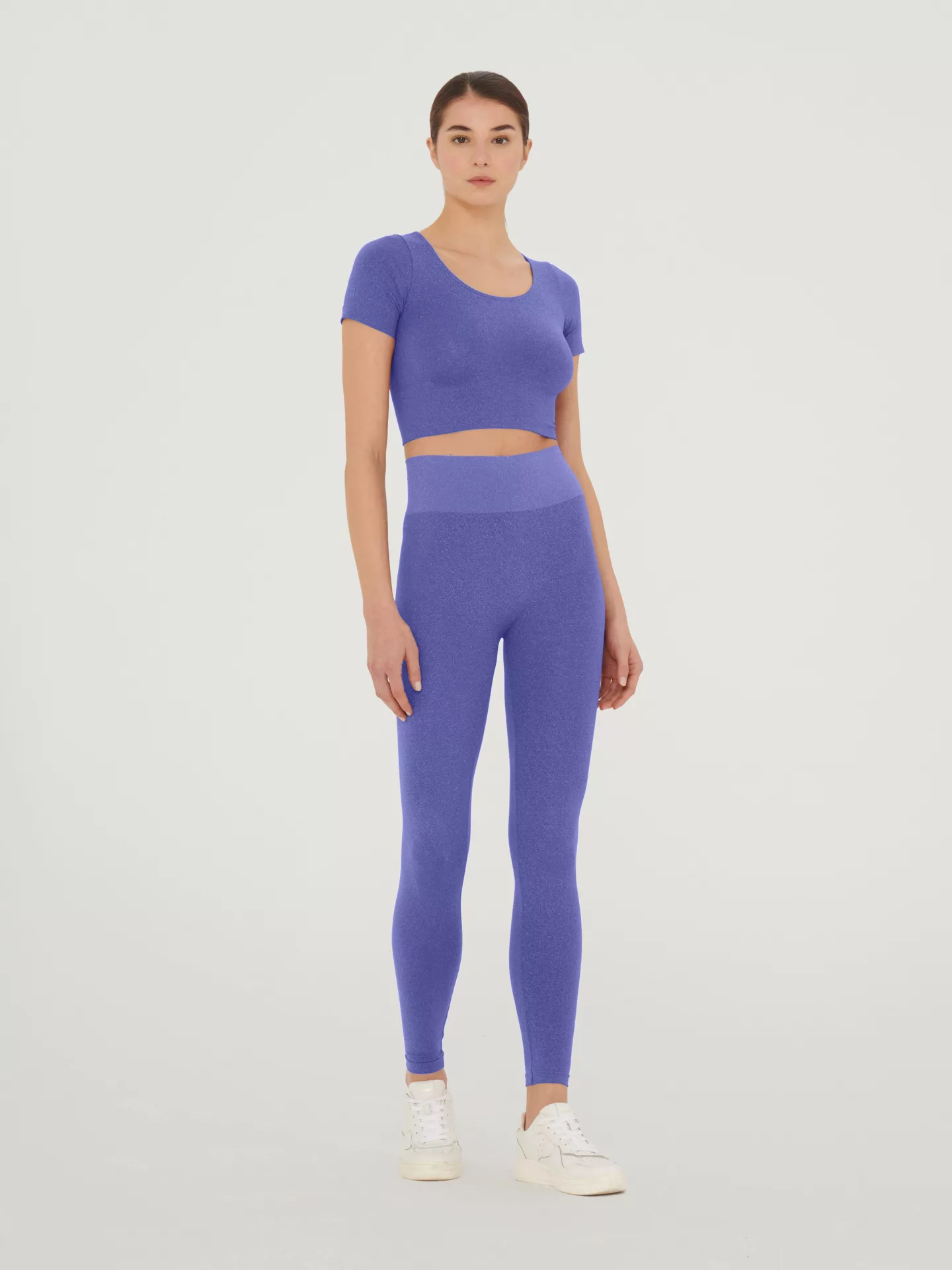 Wolford - Shiny Leggings, Frau, ultra violet/light aquamarine, Größe: XS günstig online kaufen