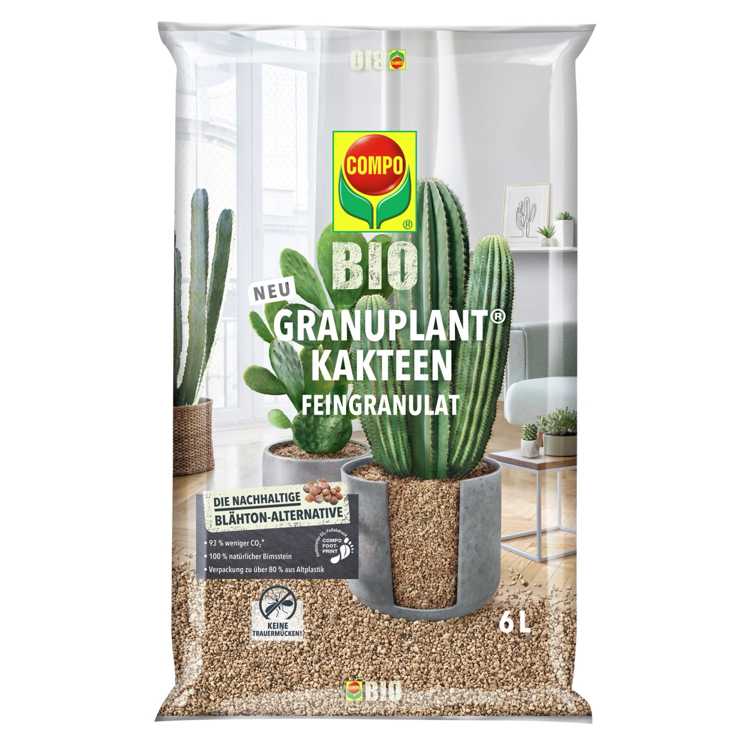 Compo Bio Granuplant Kakteen-Feingranulat 6 l günstig online kaufen