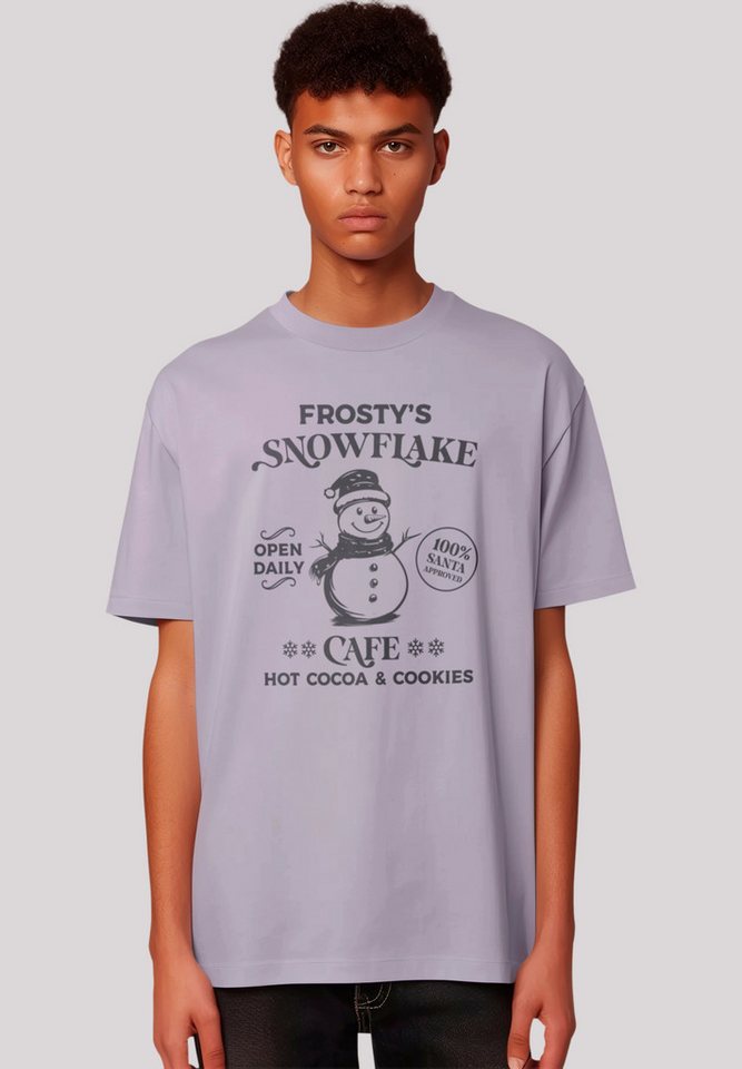 F4NT4STIC T-Shirt Frostys Snowflake Cafe Retro Weihnachten Premium Qualität günstig online kaufen