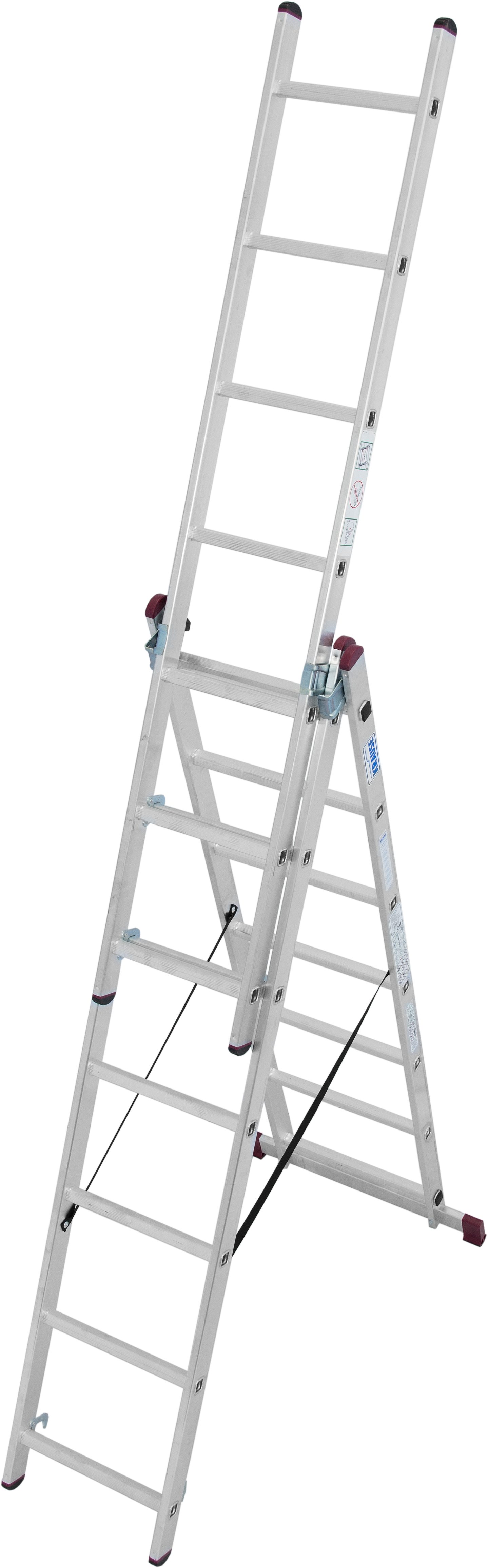 Krause Corda Vielzweck-Leiter 3 x 7 Sprossen Treppenversion günstig online kaufen