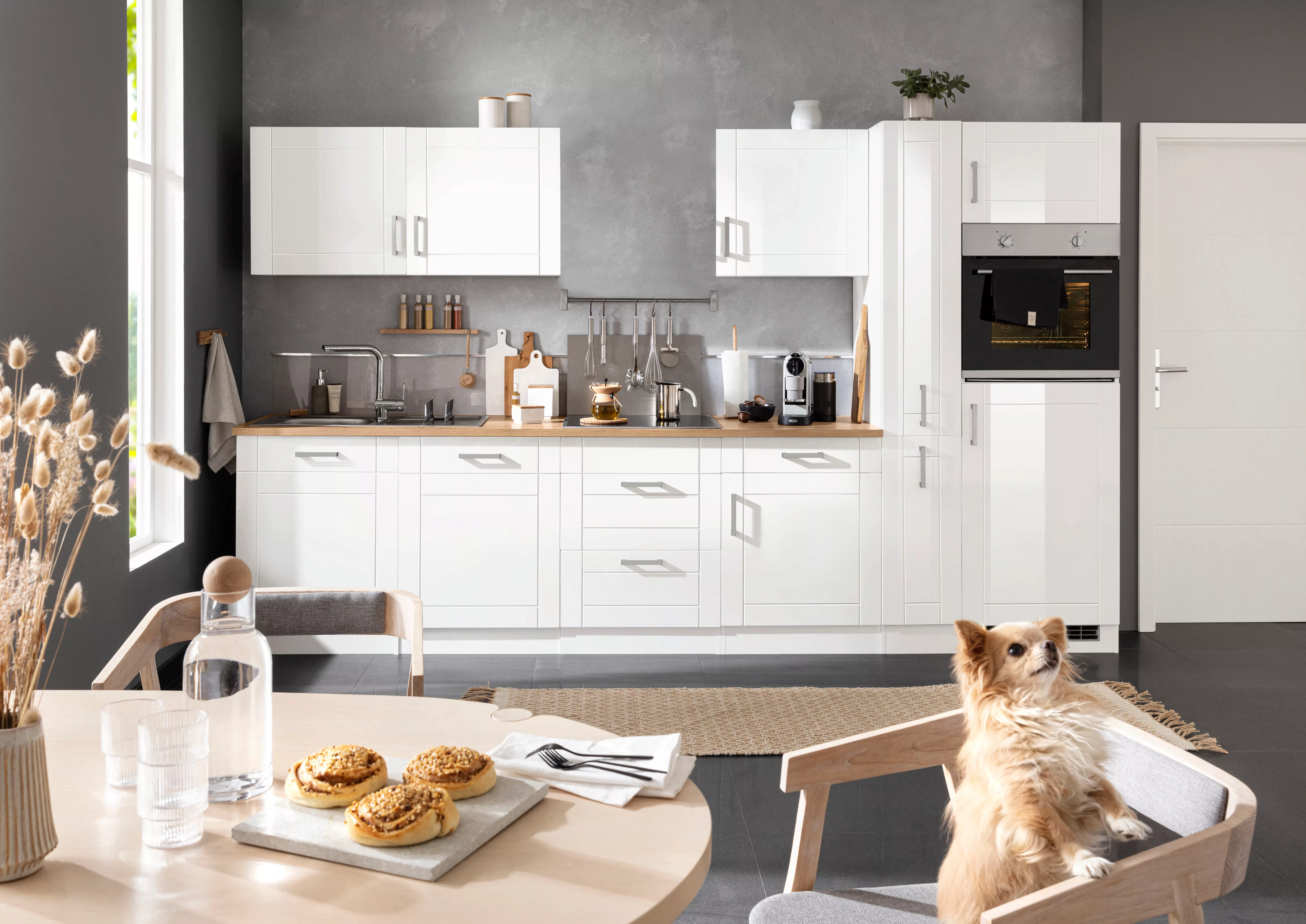 HELD MÖBEL Küchenzeile "Tinnum", ohne E-Geräte, Breite 330 cm günstig online kaufen