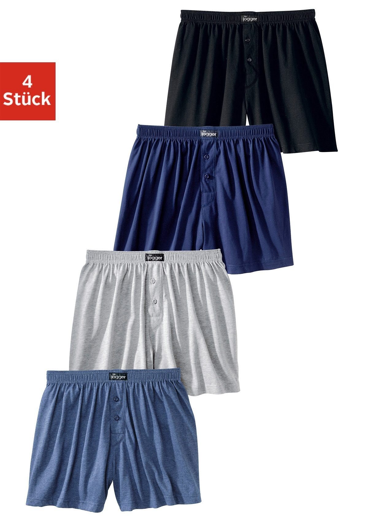 le jogger® Weiter Boxer (Packung, 4-St) günstig online kaufen