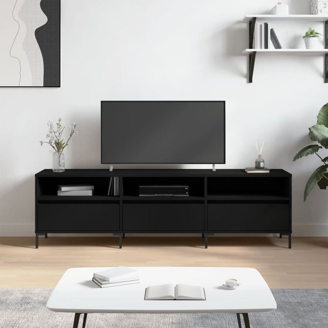 vidaXL TV-Schrank TV-Schrank Schwarz 150x30x44,5 cm Spanplatte günstig online kaufen