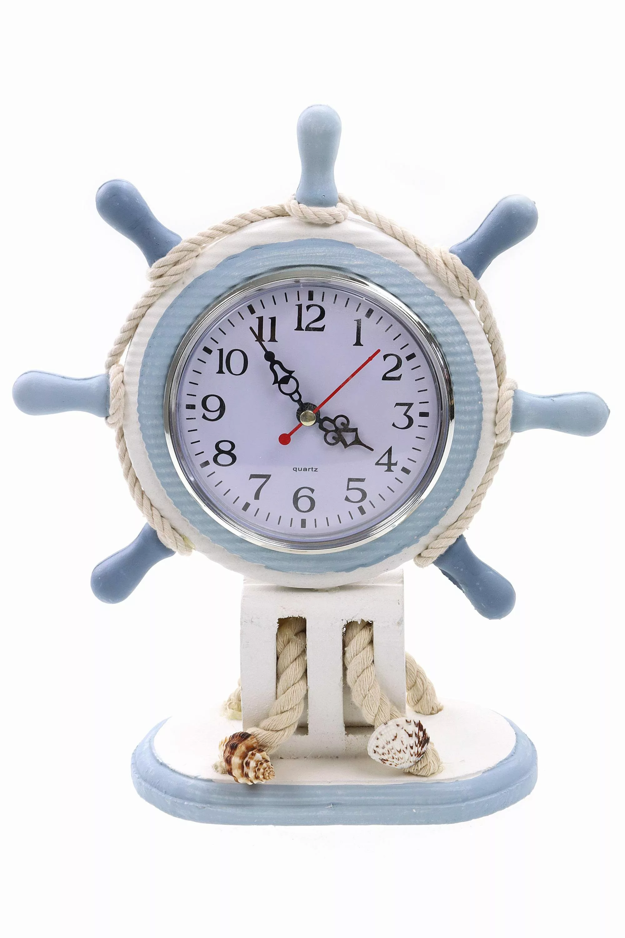 ELLUG Dekoobjekt Maritime Standuhr als Steuerrad günstig online kaufen