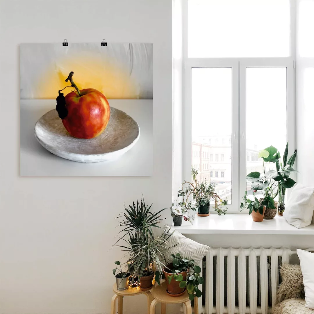 Artland Wandbild "Ein Apfel am Tag", Arrangements, (1 St.), als Alubild, Ou günstig online kaufen