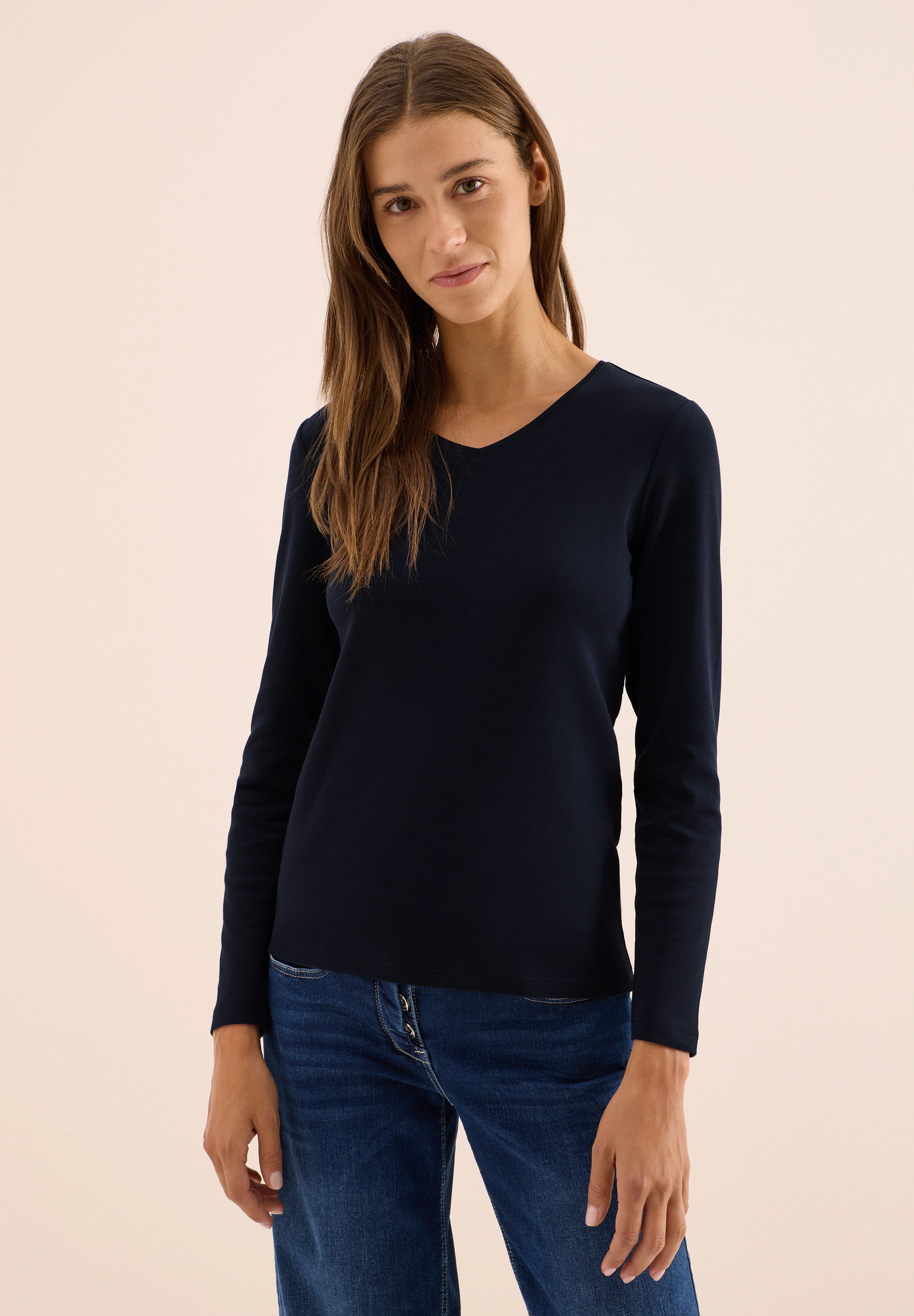 Cecil Langarmshirt, aus reiner Baumwolle günstig online kaufen