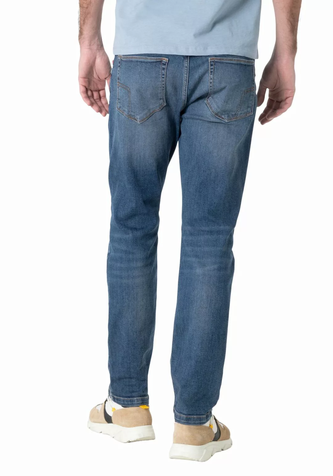 TIMEZONE Herren Jeans SLIM EDUARDOTZ - Slim Fit - Blau - Posh Blue Wash günstig online kaufen