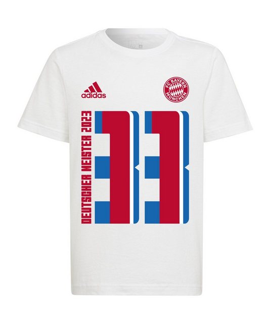 adidas Performance T-Shirt FC Bayern München Meister Hoody 2023 Baumwolle günstig online kaufen