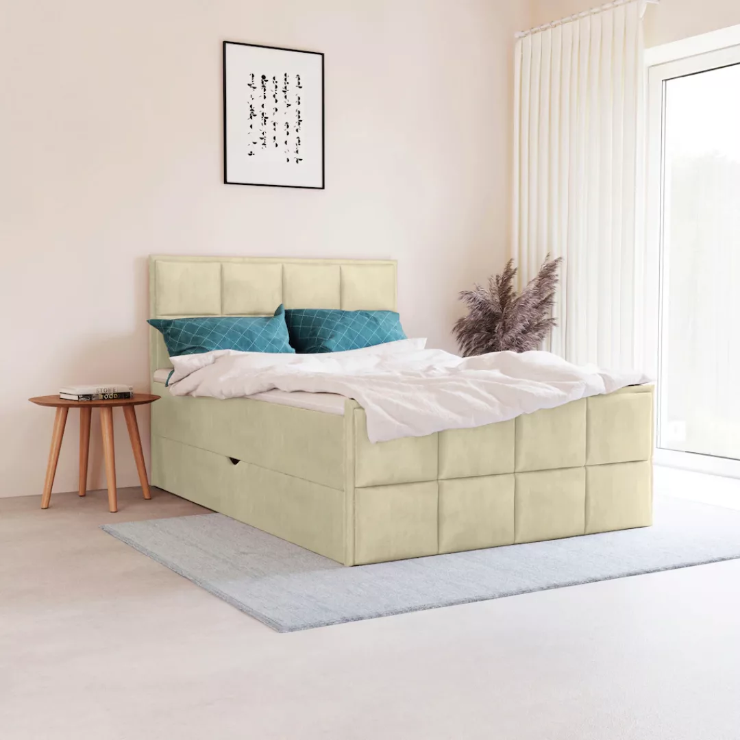 Leonique Boxspringbett "Timeo", in den Breiten 120,140,160 & 180 cm erhältl günstig online kaufen