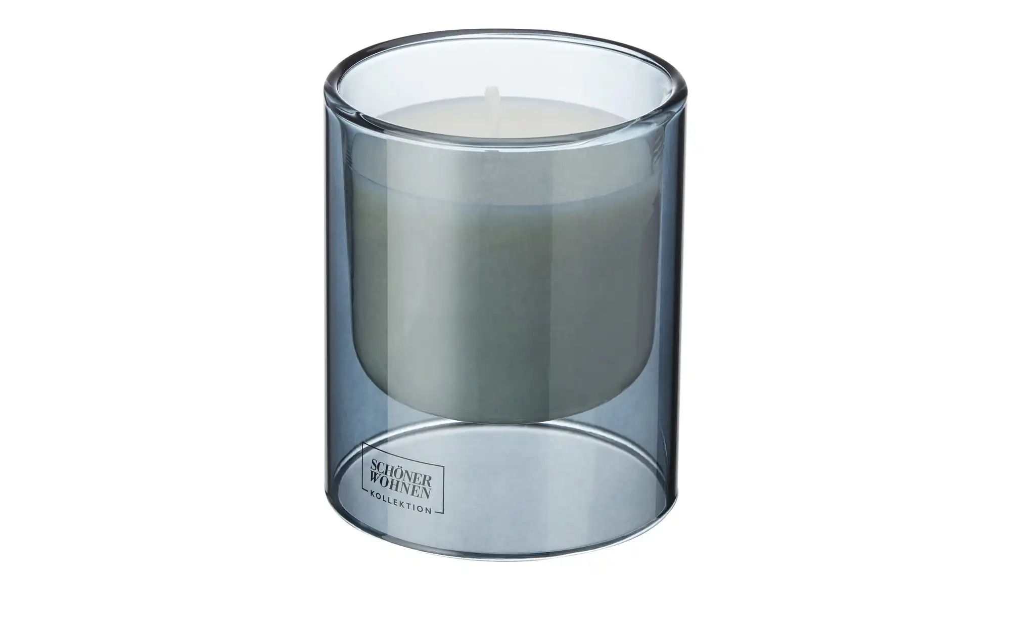 SCHÖNER WOHNEN Kollektion Duftkerze   ¦ blau ¦ Glas,Wachs ¦ Maße (cm): H: 1 günstig online kaufen