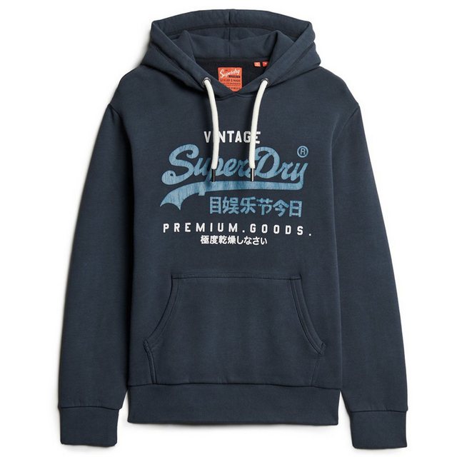 Superdry Sweatshirt Herren Hoodie - Duo Vintage Logo Hoodie, Logo günstig online kaufen