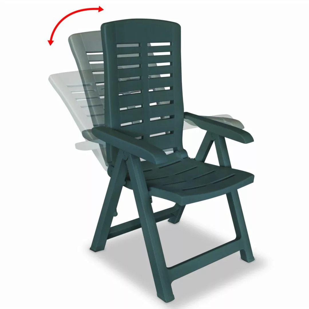 Garten-liegestühle 4 Stk. Kunststoff Grün günstig online kaufen