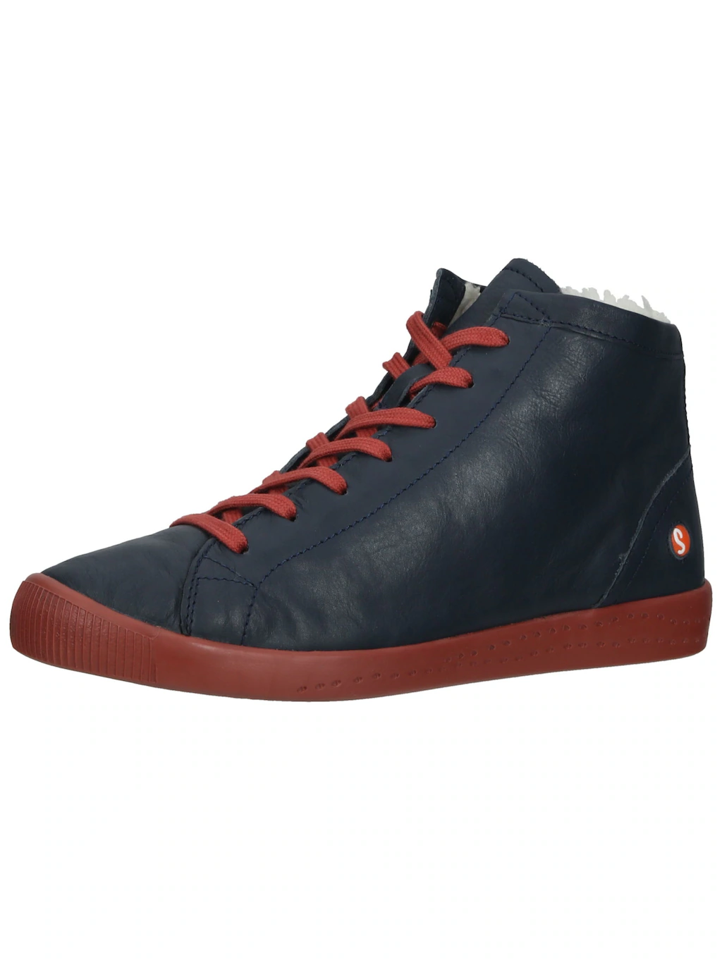 softinos Schnürstiefelette "softinos Stiefelette Leder" günstig online kaufen