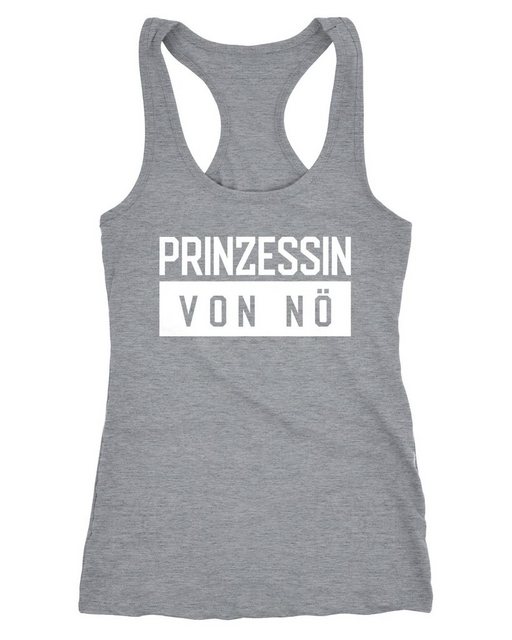 MoonWorks Tanktop Damen Tanktop Prinzessin von nö Spruch Racerback Moonwork günstig online kaufen