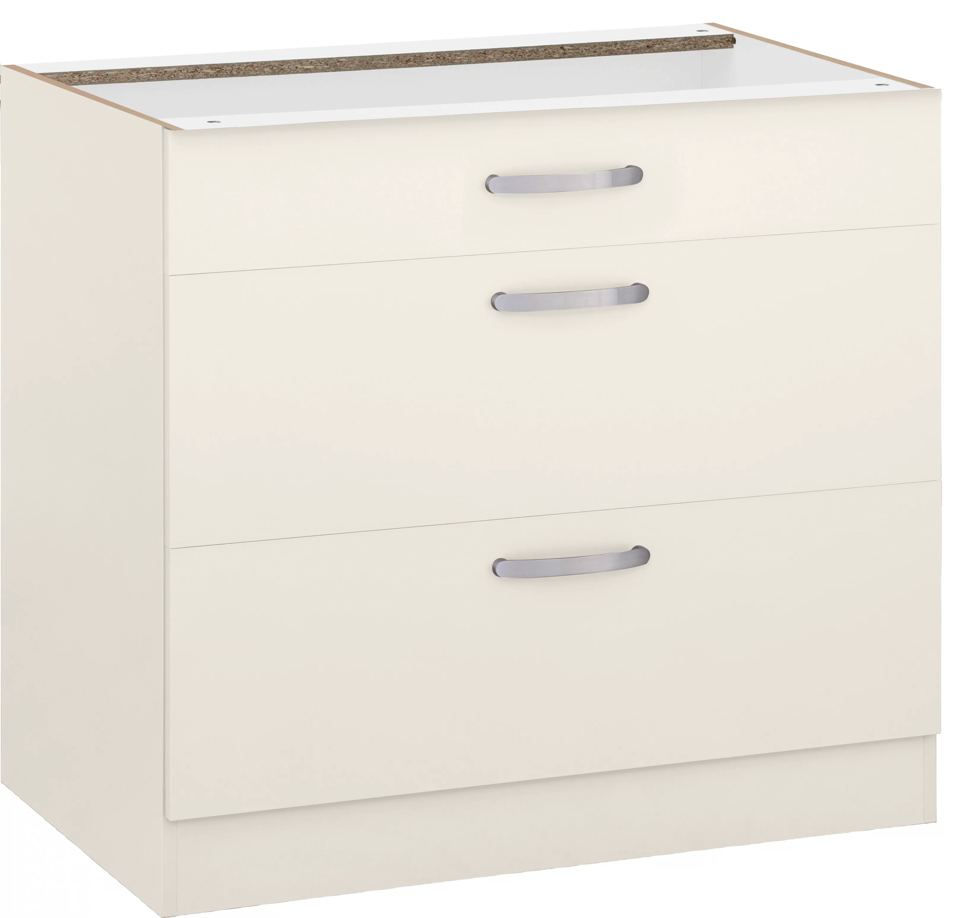 wiho Küchen Unterschrank "Kansas", 90 cm breit, mit 2 großen Auszügen ohne günstig online kaufen