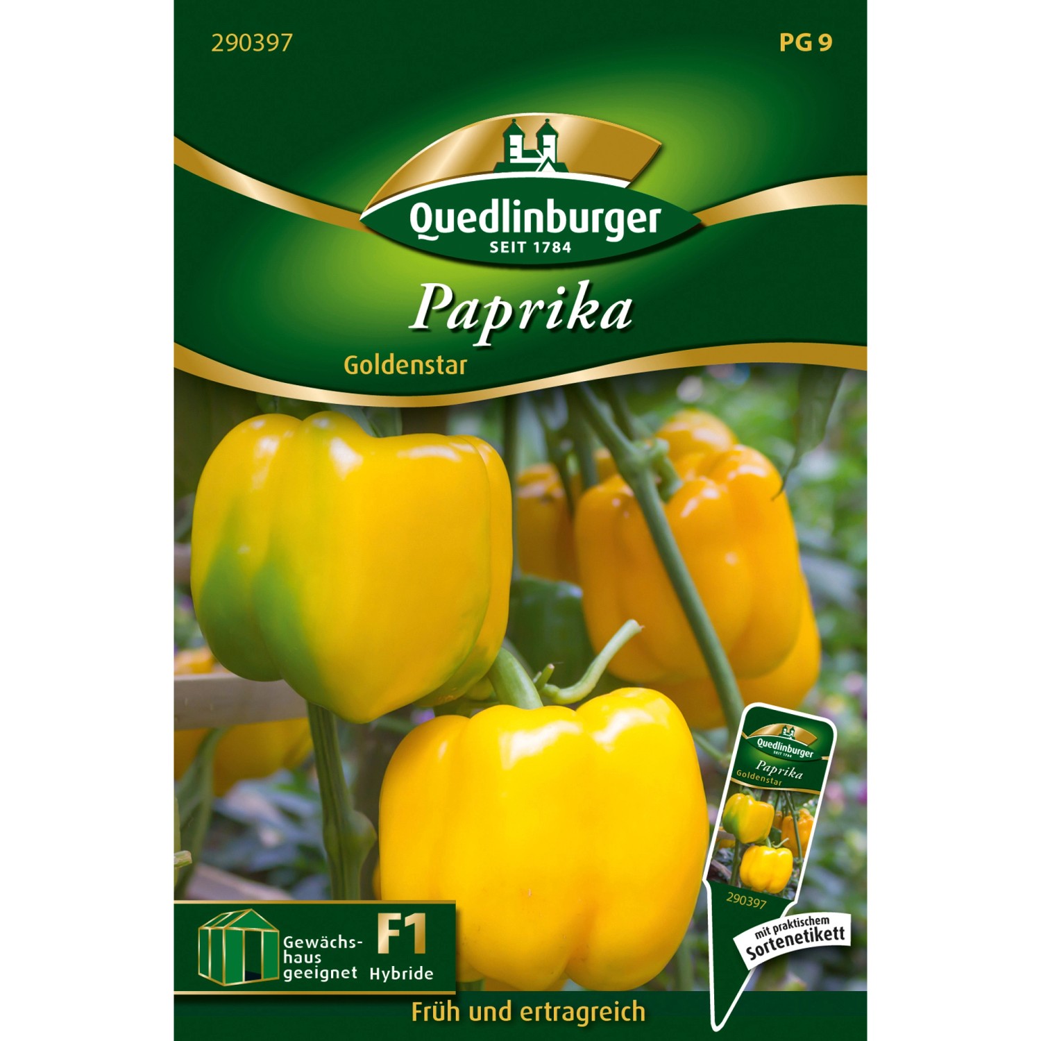 Quedlinburger Block-Paprika Goldenstar Loses Saatgut günstig online kaufen