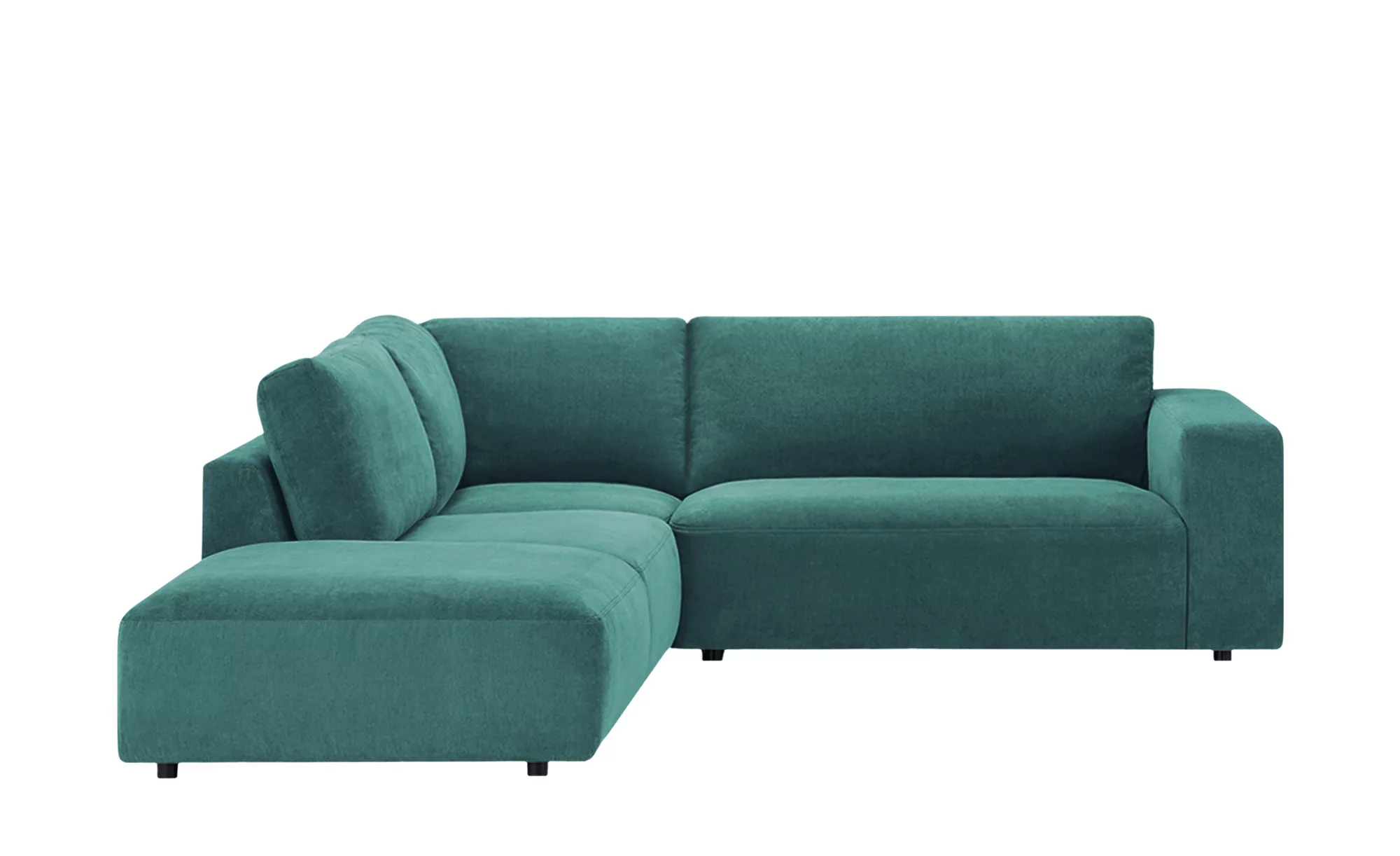 Gallery M Ecksofa  Lucia - türkis/petrol - 81 cm - Polstermöbel > Sofas > E günstig online kaufen