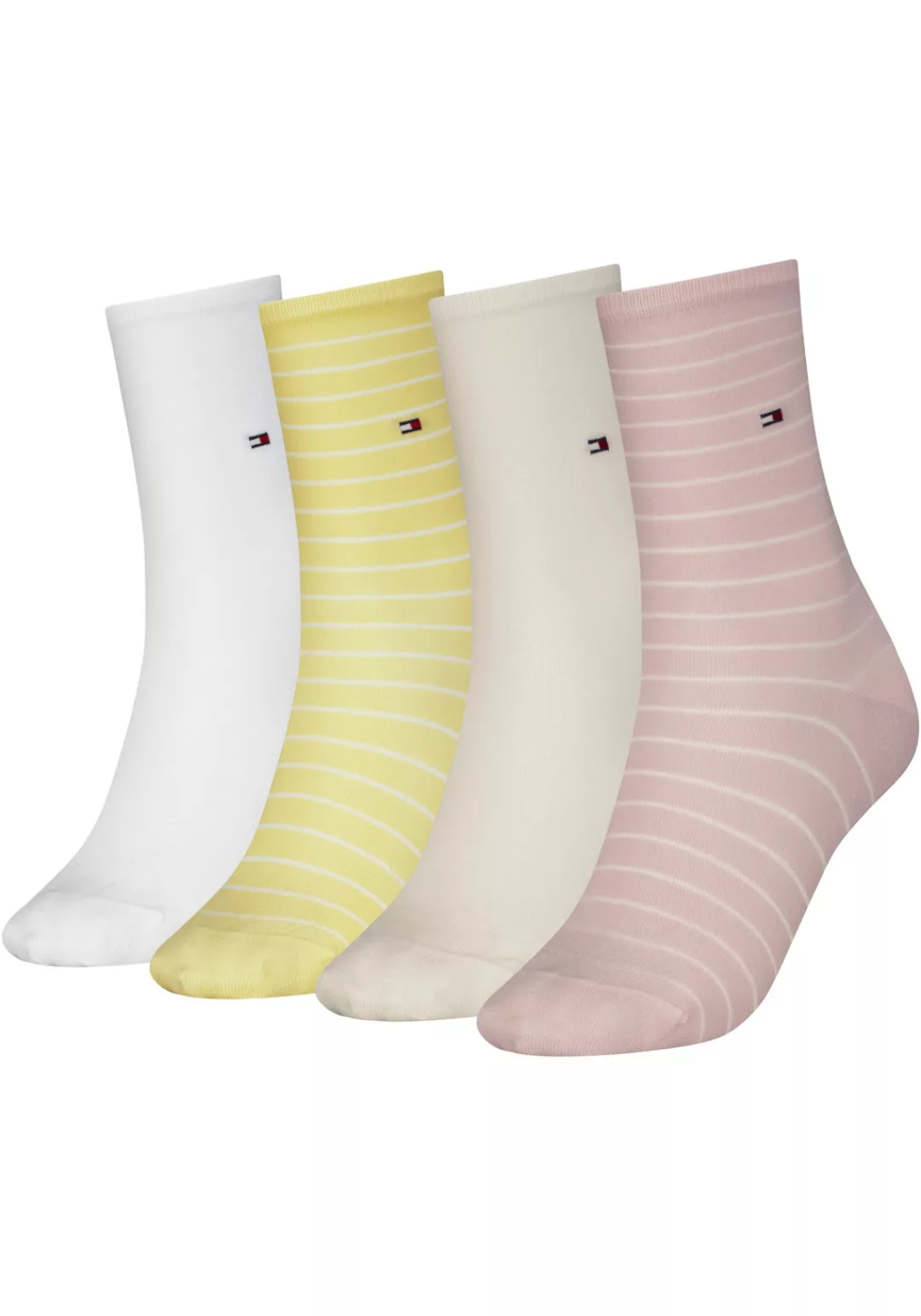 Tommy Hilfiger Socken, (4 Paar), schlicht und mit Pünktchen günstig online kaufen