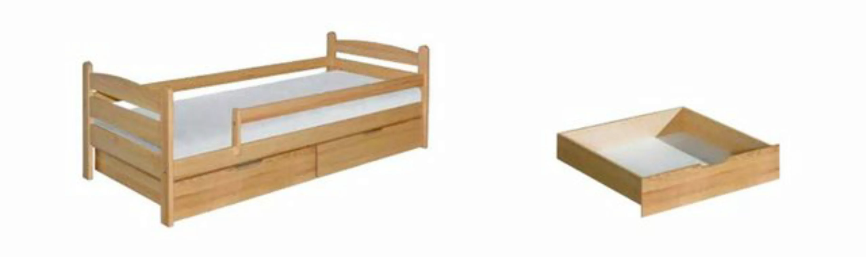 JVmoebel Kinderbett Kinderbett Jugendbett Holz Betten Möbel Kinder Schlafzi günstig online kaufen