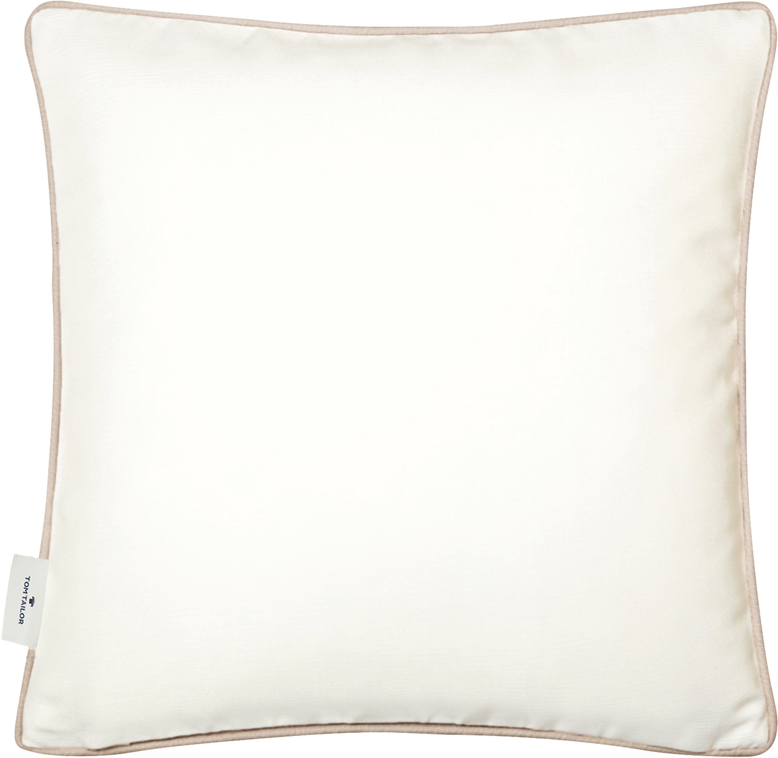 TOM TAILOR HOME Dekokissen »Dove Signature«, mit Paspel, Kissenhülle ohne F günstig online kaufen