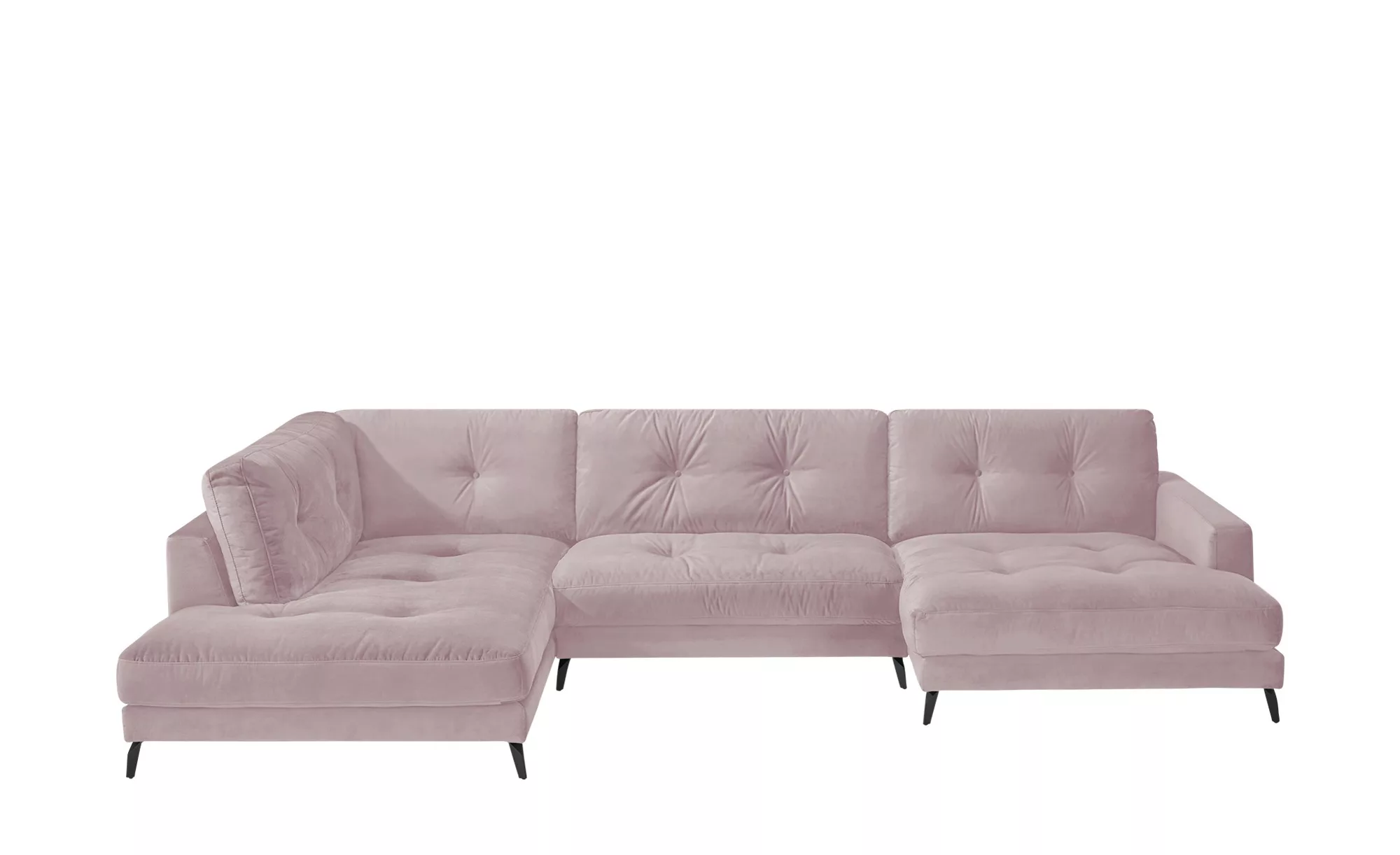 Jette Home Wohnlandschaft aus Samt Jette Return  ¦ rosa/pink ¦ Maße (cm): B günstig online kaufen