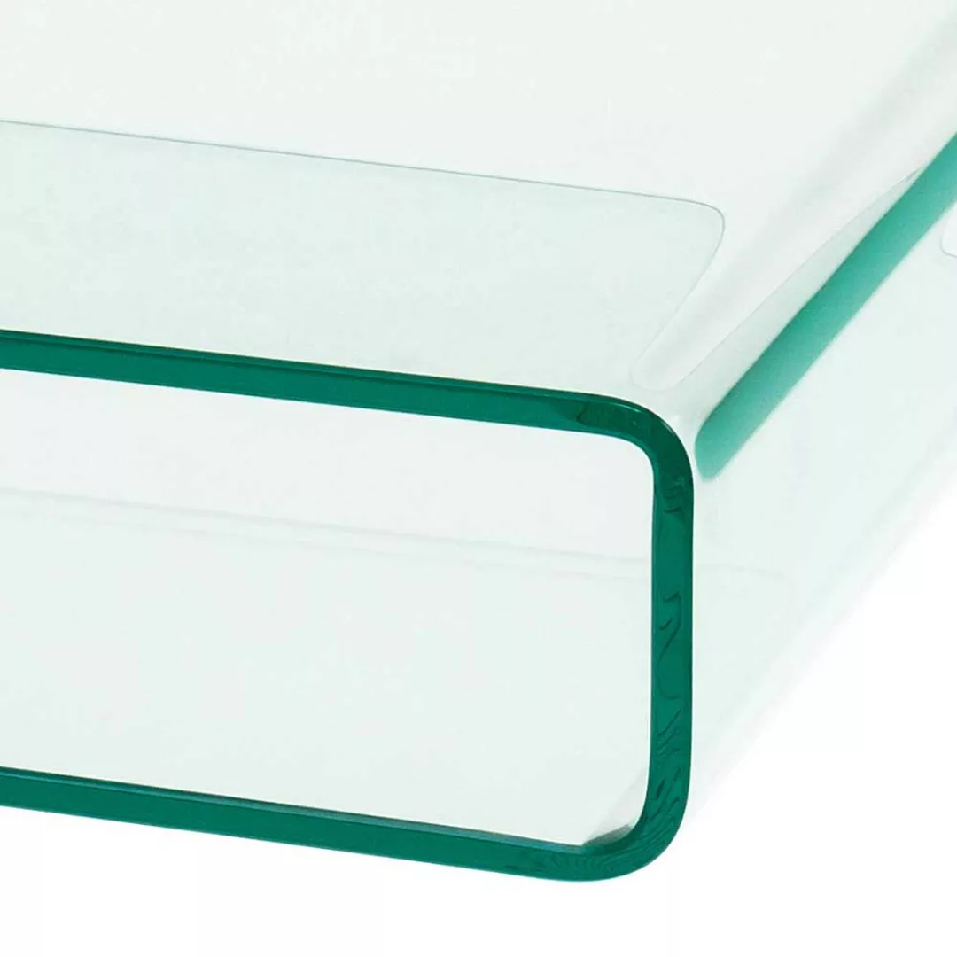 Beistelltisch Sofa aus Glas in modernem Design 48 cm hoch günstig online kaufen
