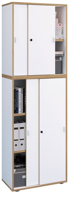 VCM Aktenschrank Büroschrank Aktenschrank Schiebetüren Salia 5fach (1-St) günstig online kaufen