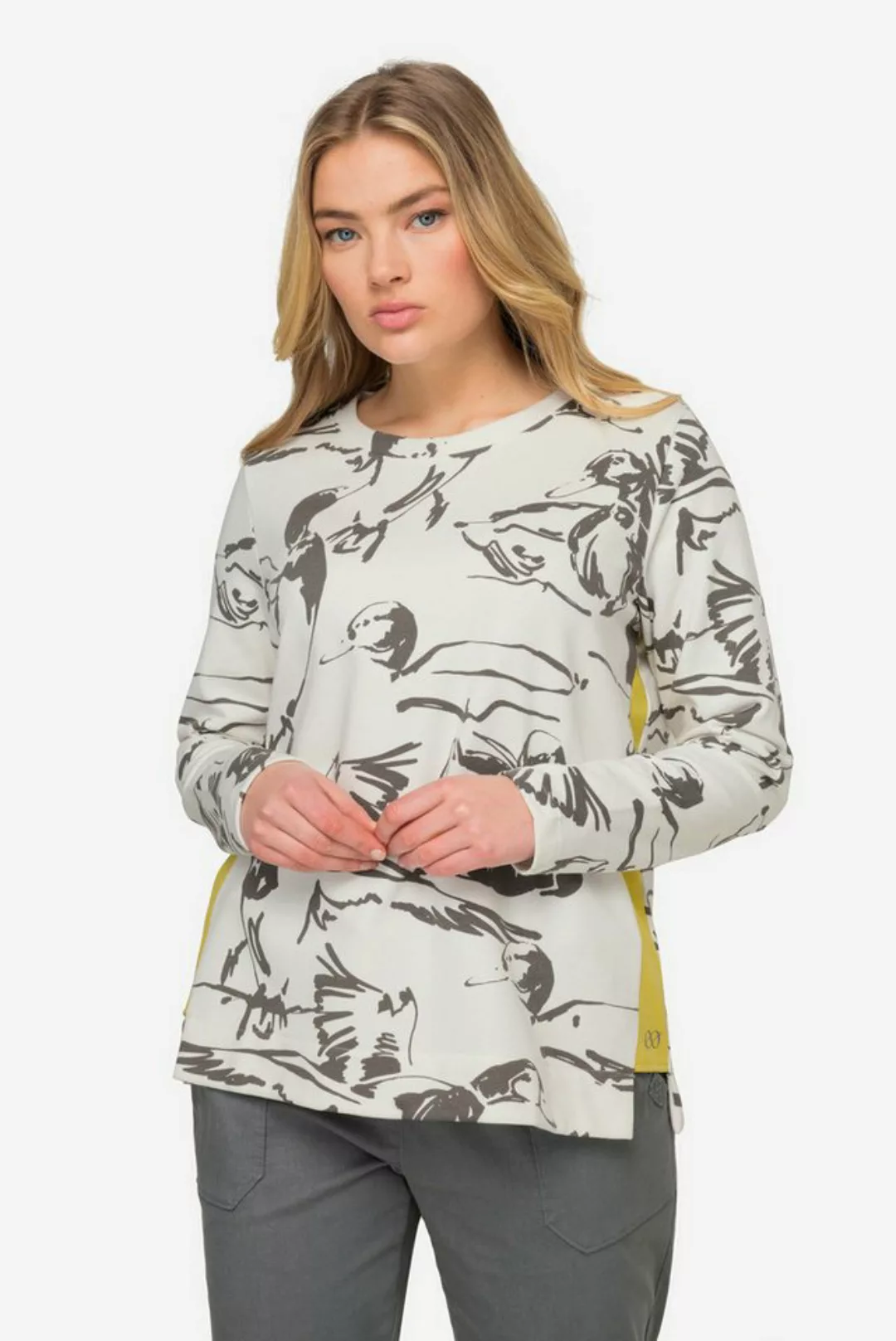 Laurasøn Sweatshirt Sweatshirt Langarm Rundhals OEKO-TEX günstig online kaufen