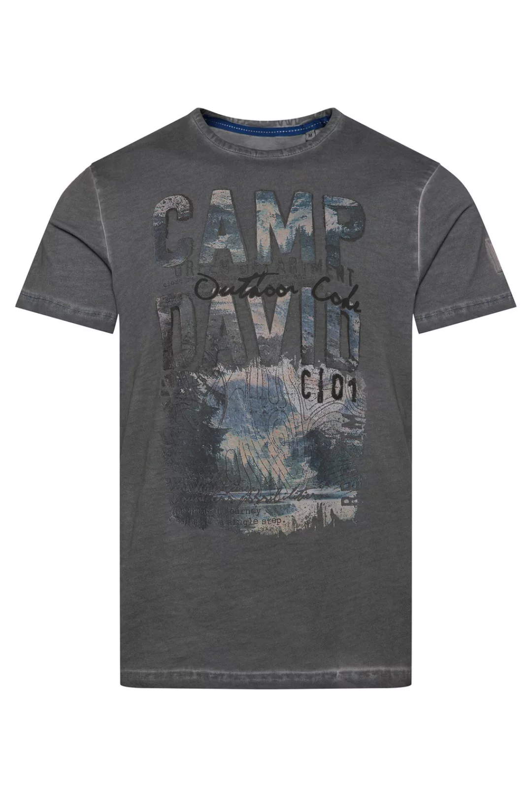 CAMP DAVID Rundhalsshirt, aus Baumwolle günstig online kaufen