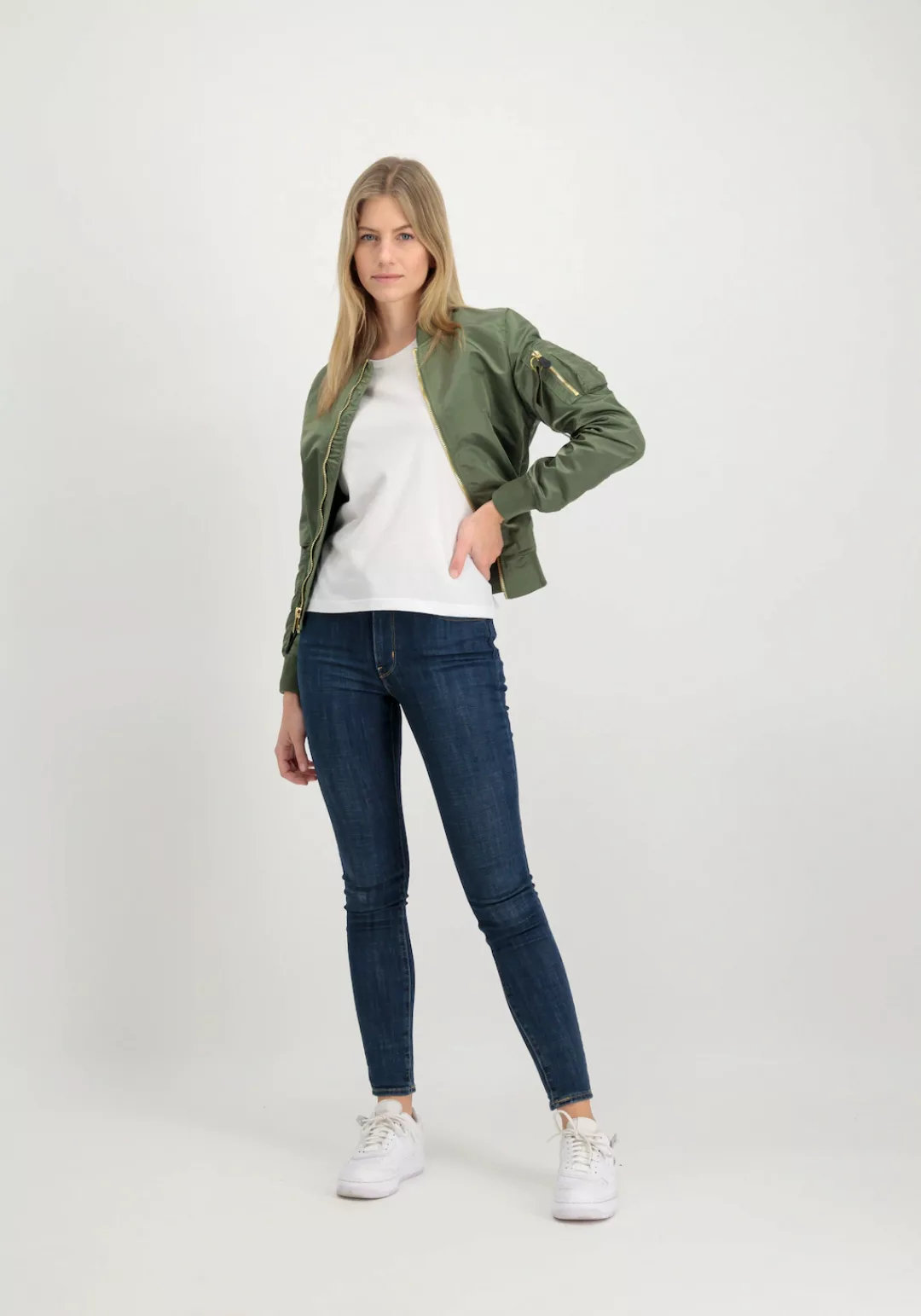 Alpha Industries Bomberjacke "ALPHA INDUSTRIES Women - Bomber Jackets MA-1 günstig online kaufen