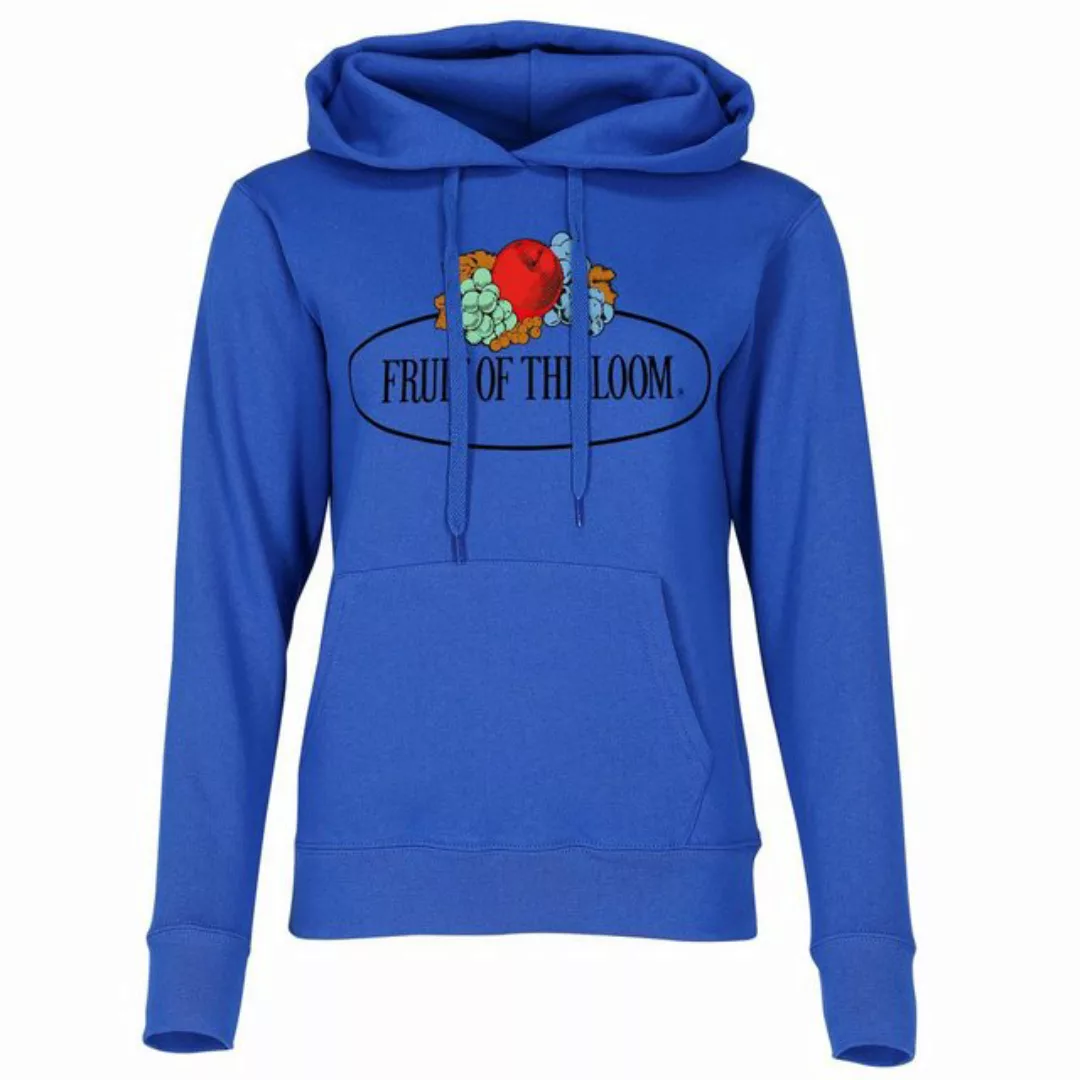 Fruit of the Loom Kapuzensweatshirt Damen Kapuzenpullover mit Vintage-Logo günstig online kaufen