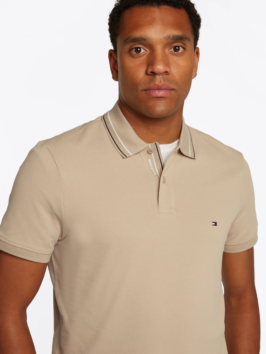 Tommy Hilfiger Poloshirt "PLACKET INTEREST REG POLO" günstig online kaufen